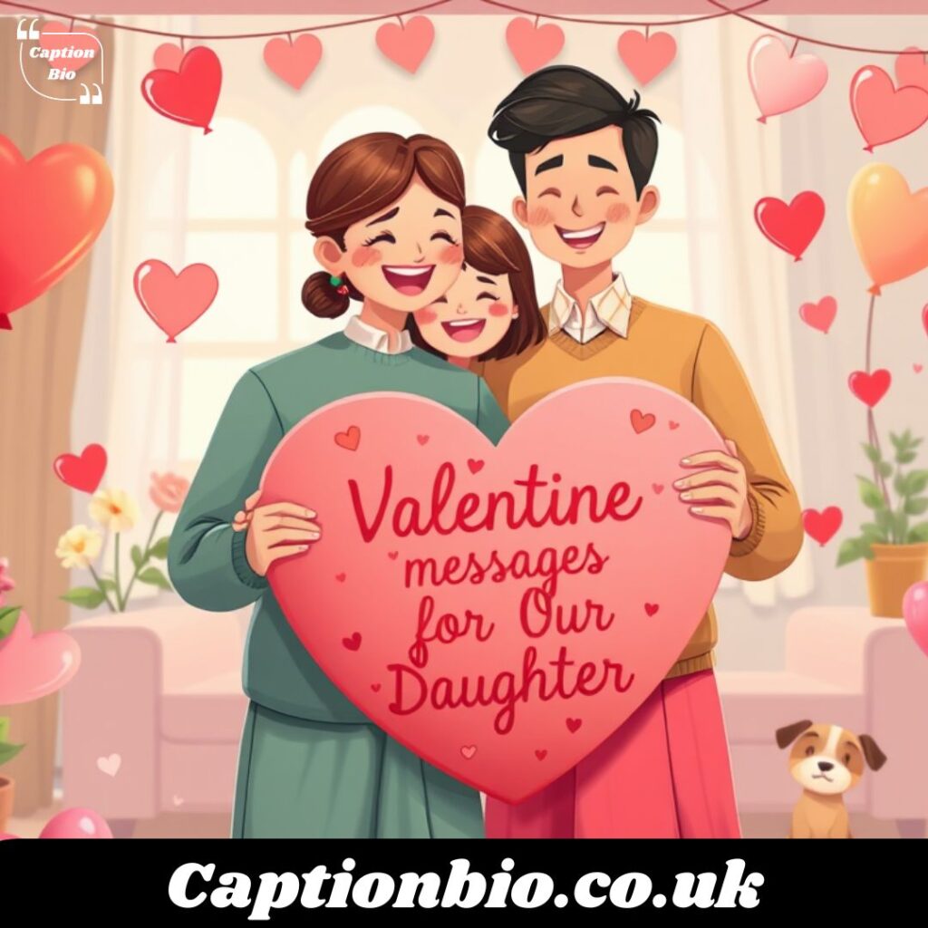 Valentine Messages for Daughter from Mom and Dad Together