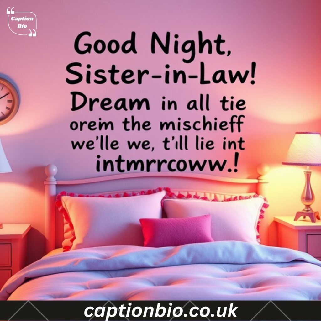 Funny Good Night Messages for Sister-in-law