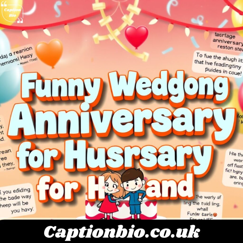 Funny Wedding Anniversary Wishes for Husband 😂