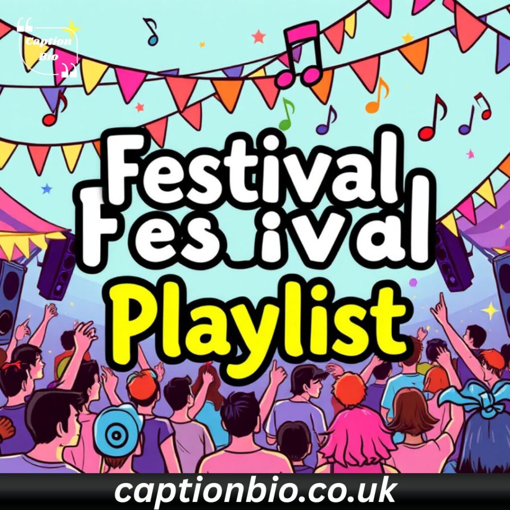 Captions to Share Your Festival Playlist