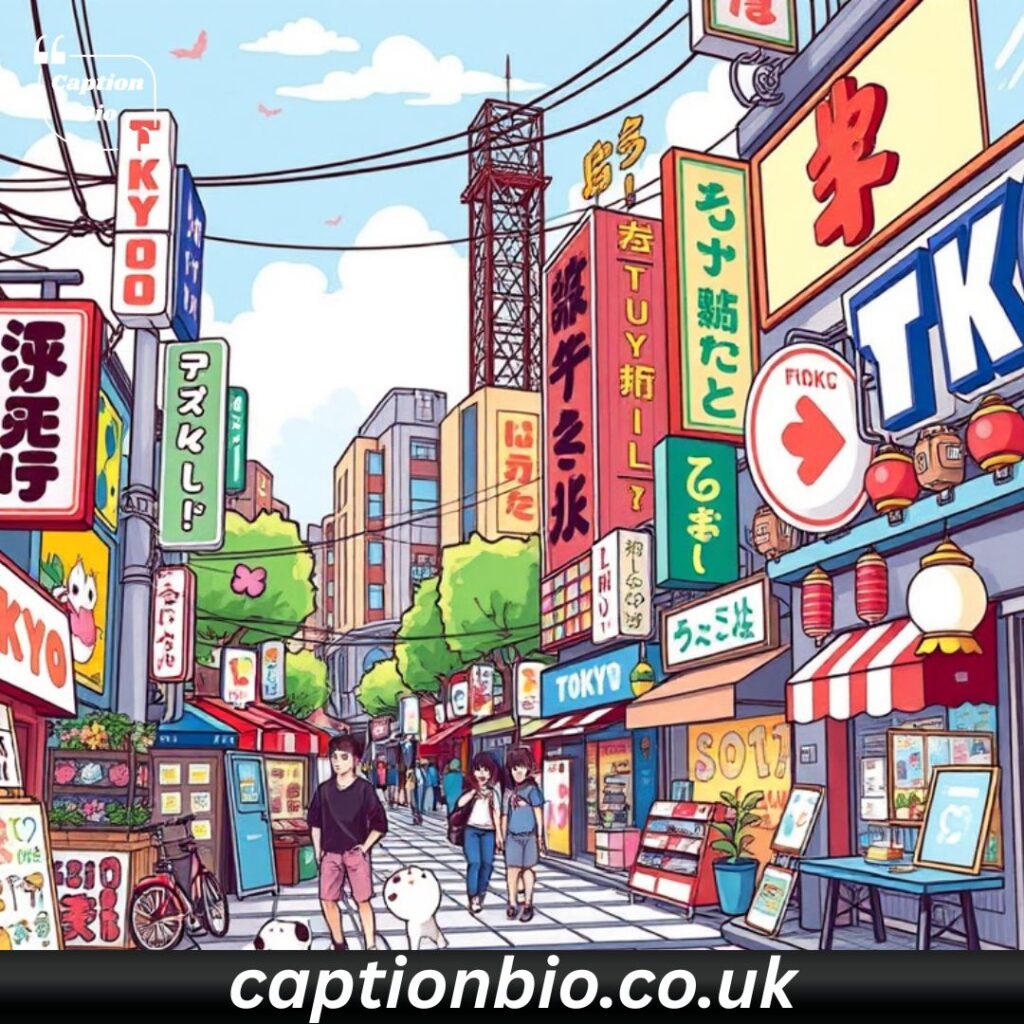 Fun and Playful Captions for Tokyo’s Quirky Side