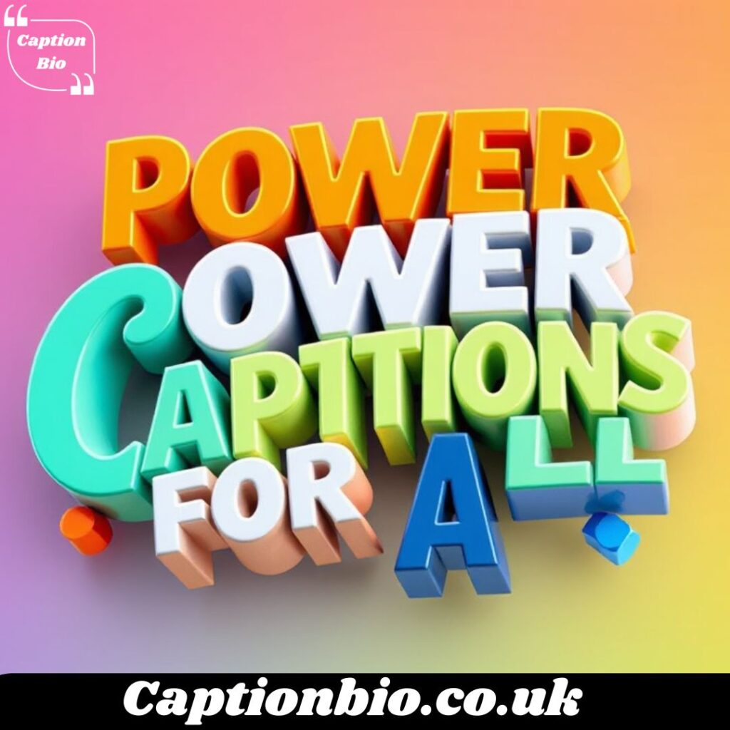 Power Captions For All