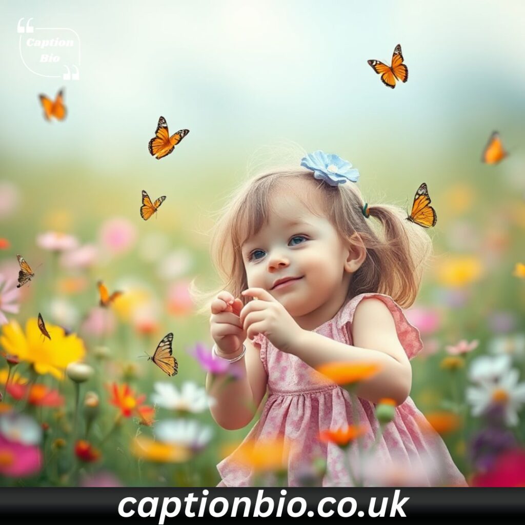Short and Sweet Captions for Little Girl Moments