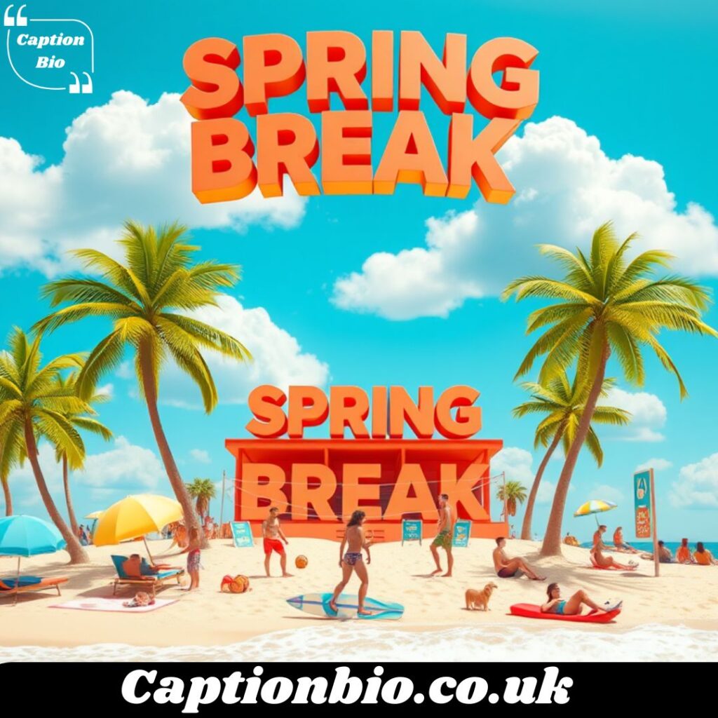 Spring Break Captions for Bold Vibes