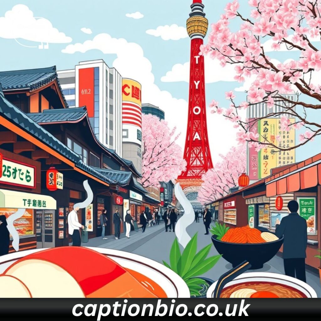 Tokyo Foodie Captions for Culinary Adventures