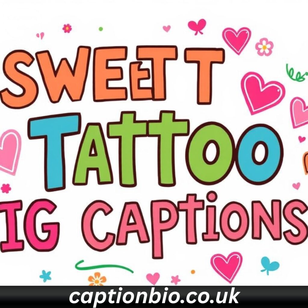 💖 Sweet Tattoo IG Captions
