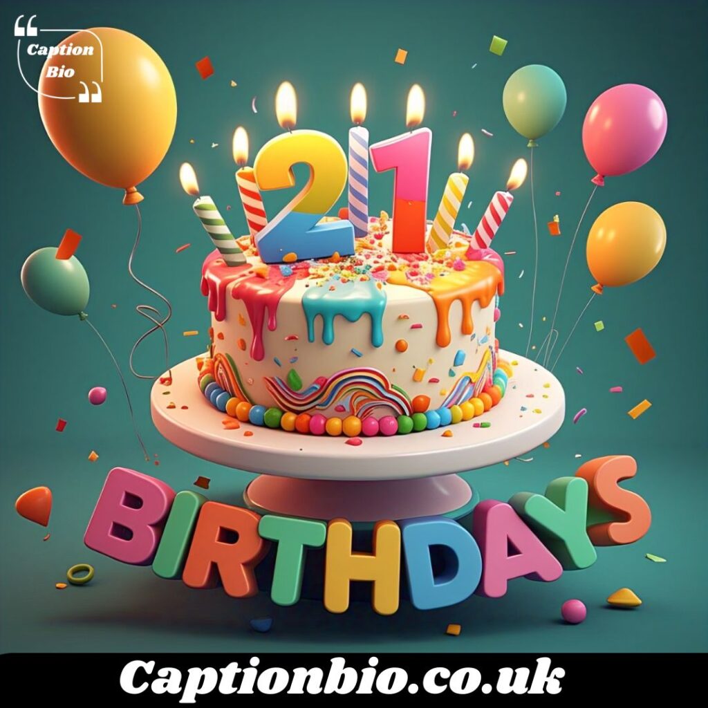 21st Birthday Captions on Instagram