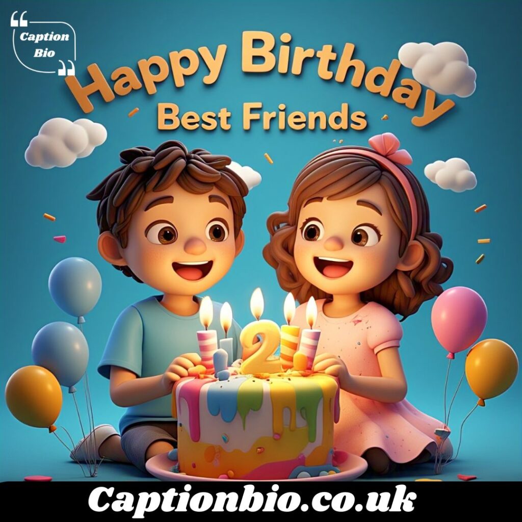 Best Friend Captions Short For Birthday