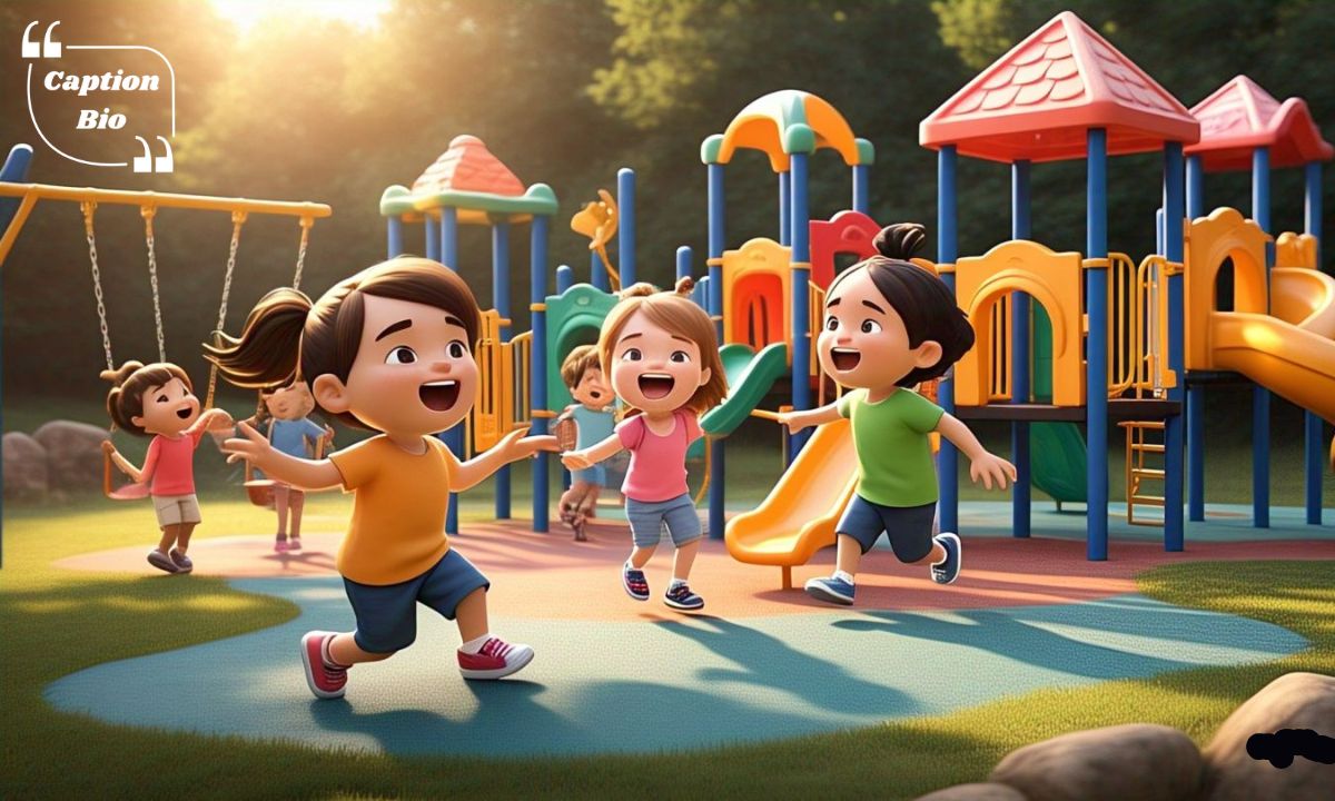 Captions for Kids Playing