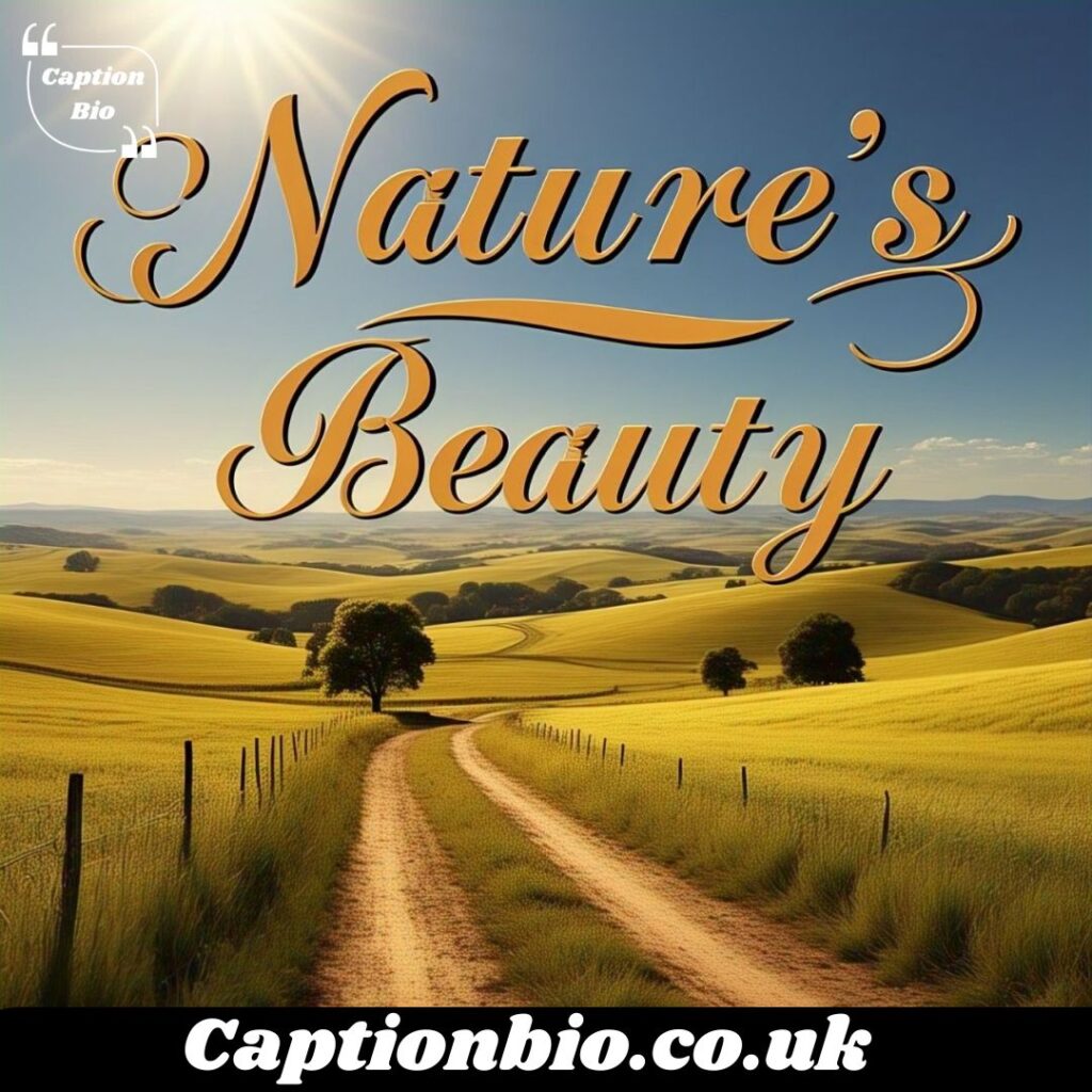 Country Captions for Nature and Open Fields