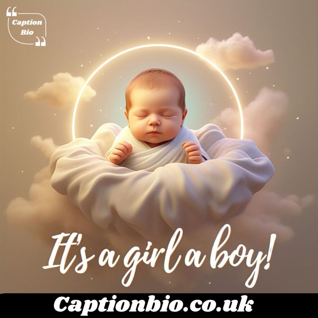 Cute Baby Announcement Captions