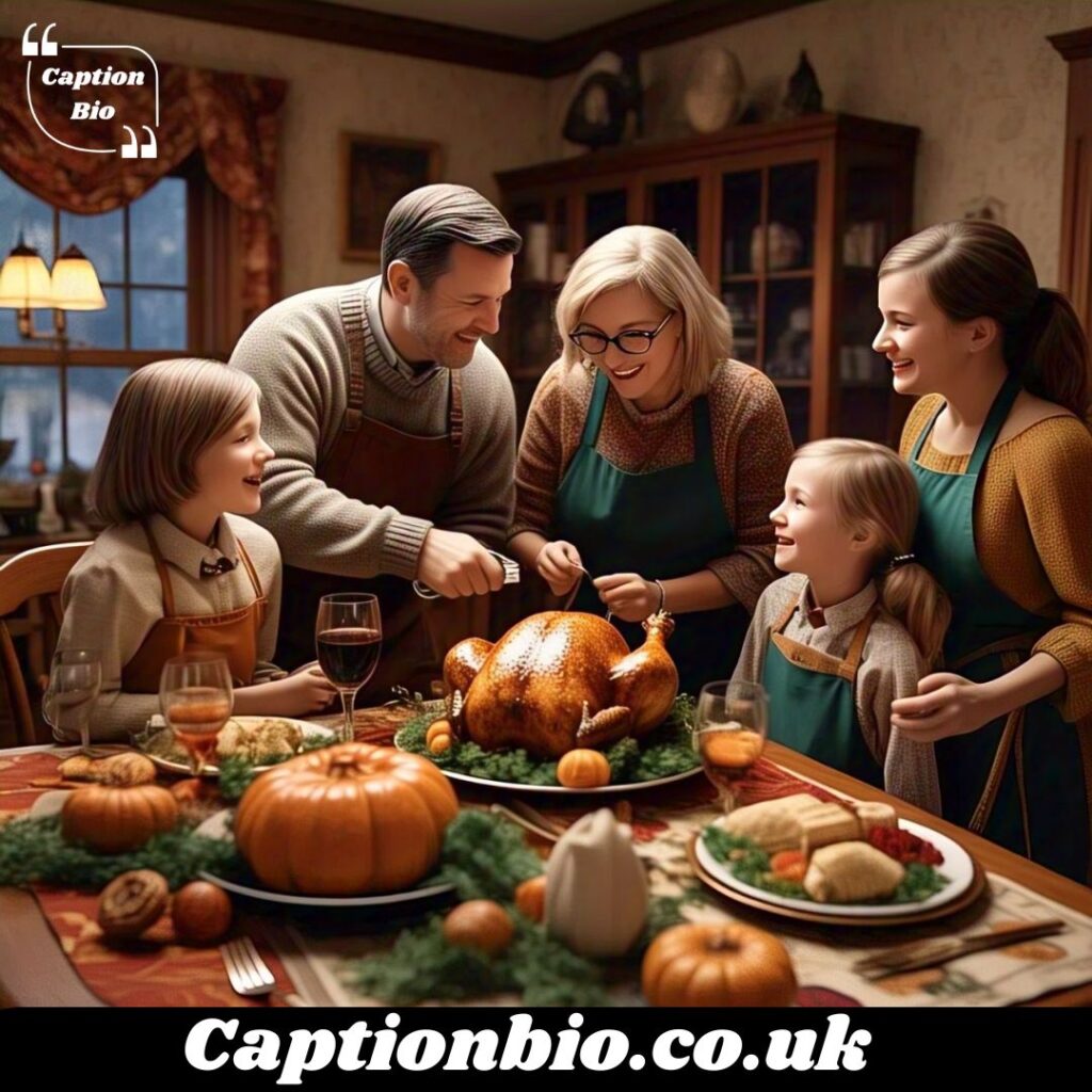Family Thanksgiving Captions