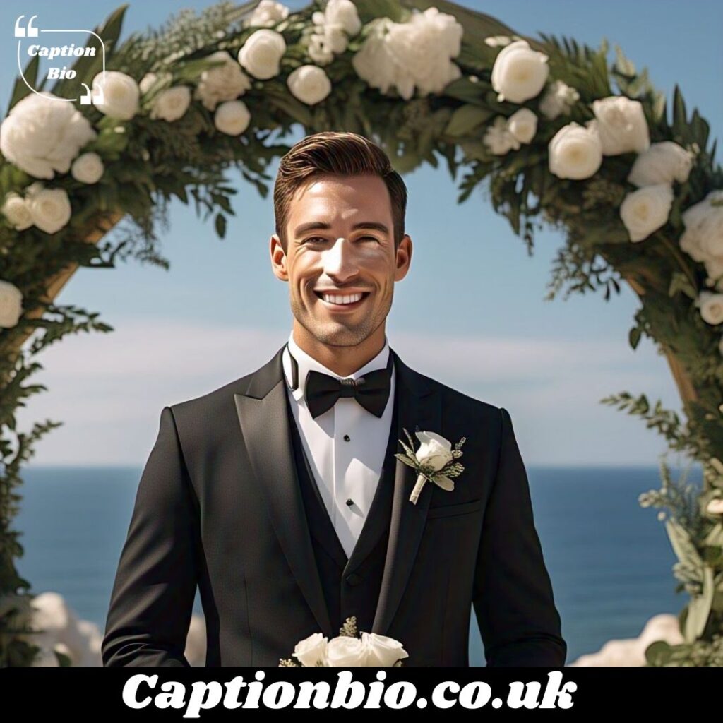 Groom Wedding Captions for Instagram
