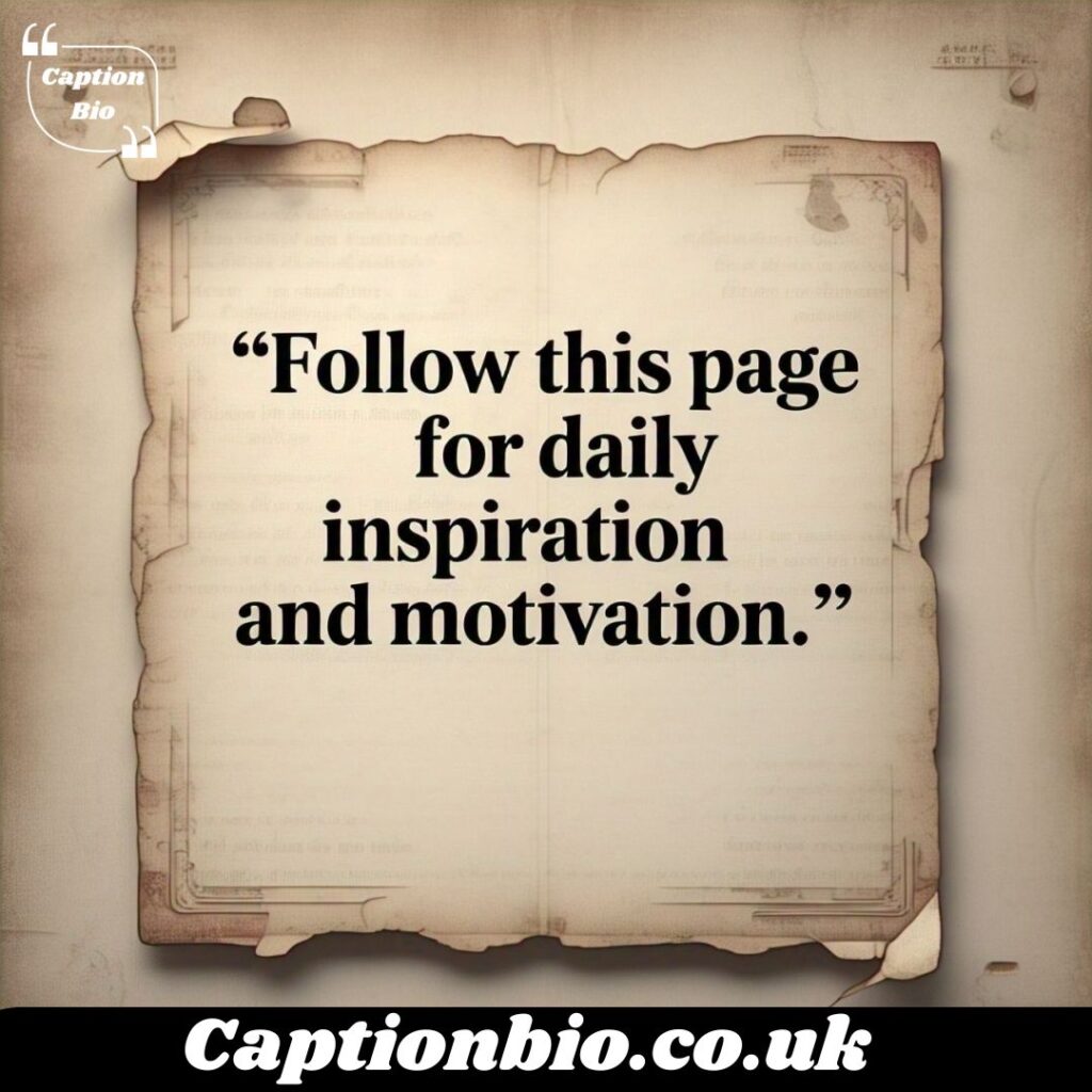 How To Say Follow This Page Quotes