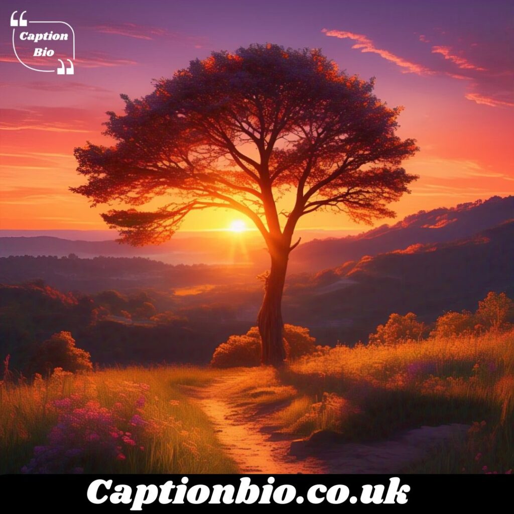 Sunset Captions for Travel Diaries and Wanderlust Shots
