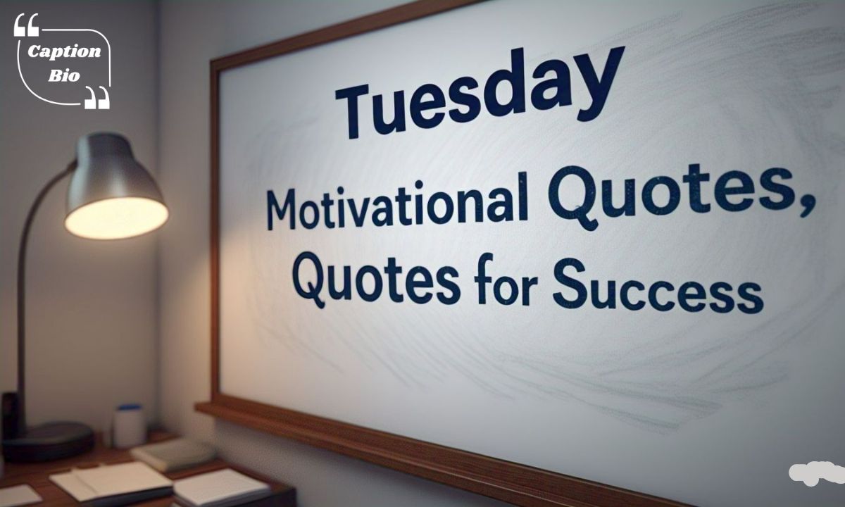 Tuesday Motivational Quotes for Success