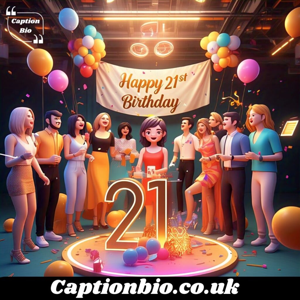 Unique 21st Birthday Captions for Instagram