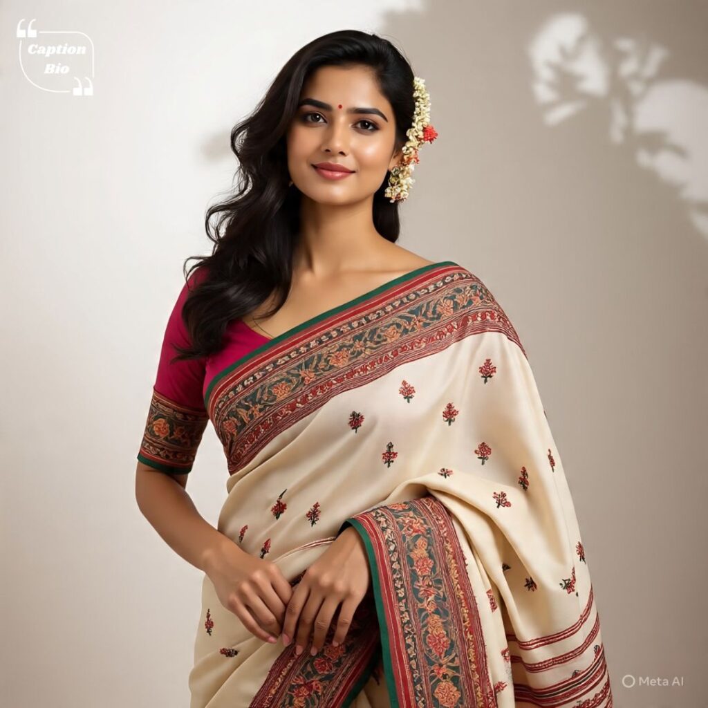 Cotton Saree Captions for Instagram 🌿👗