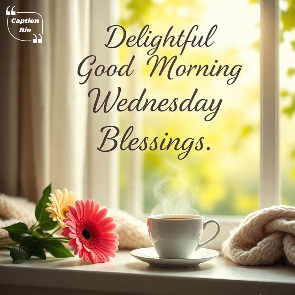 Delightful Good Morning Wednesday Blessings