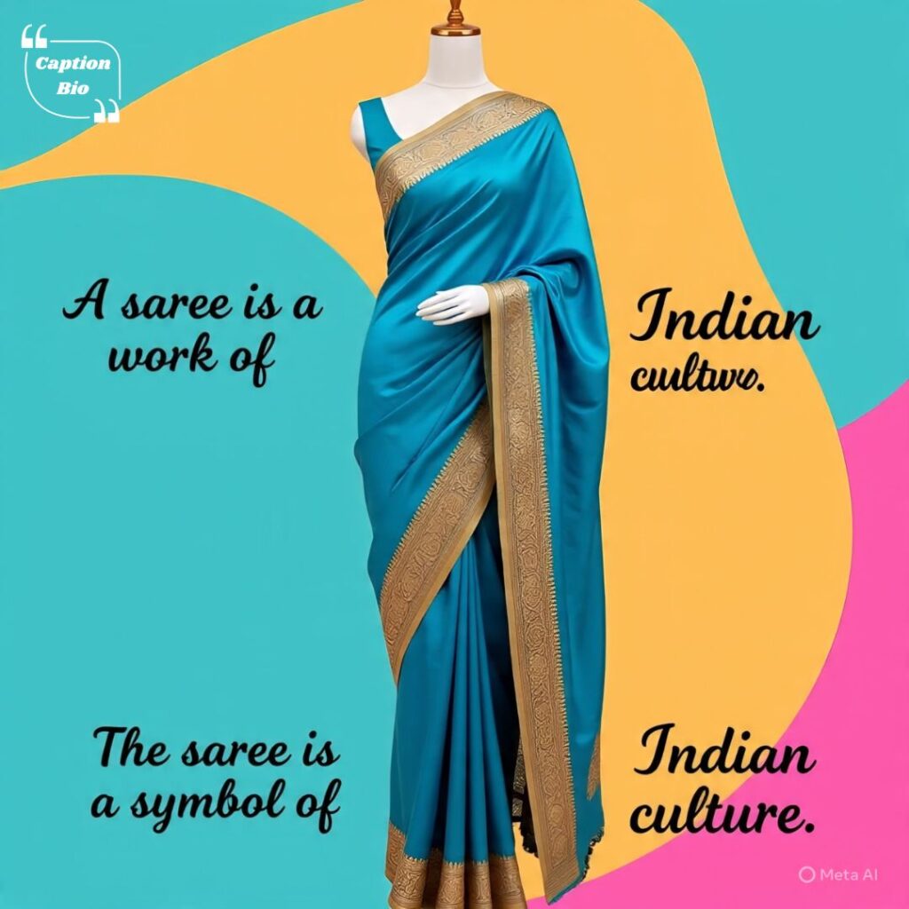 Famous Saree Quotes for Instagram Post 📜👗