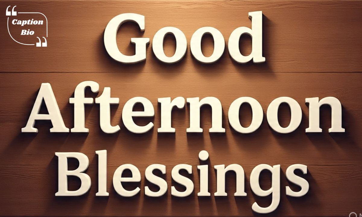 Good Afternoon Blessings