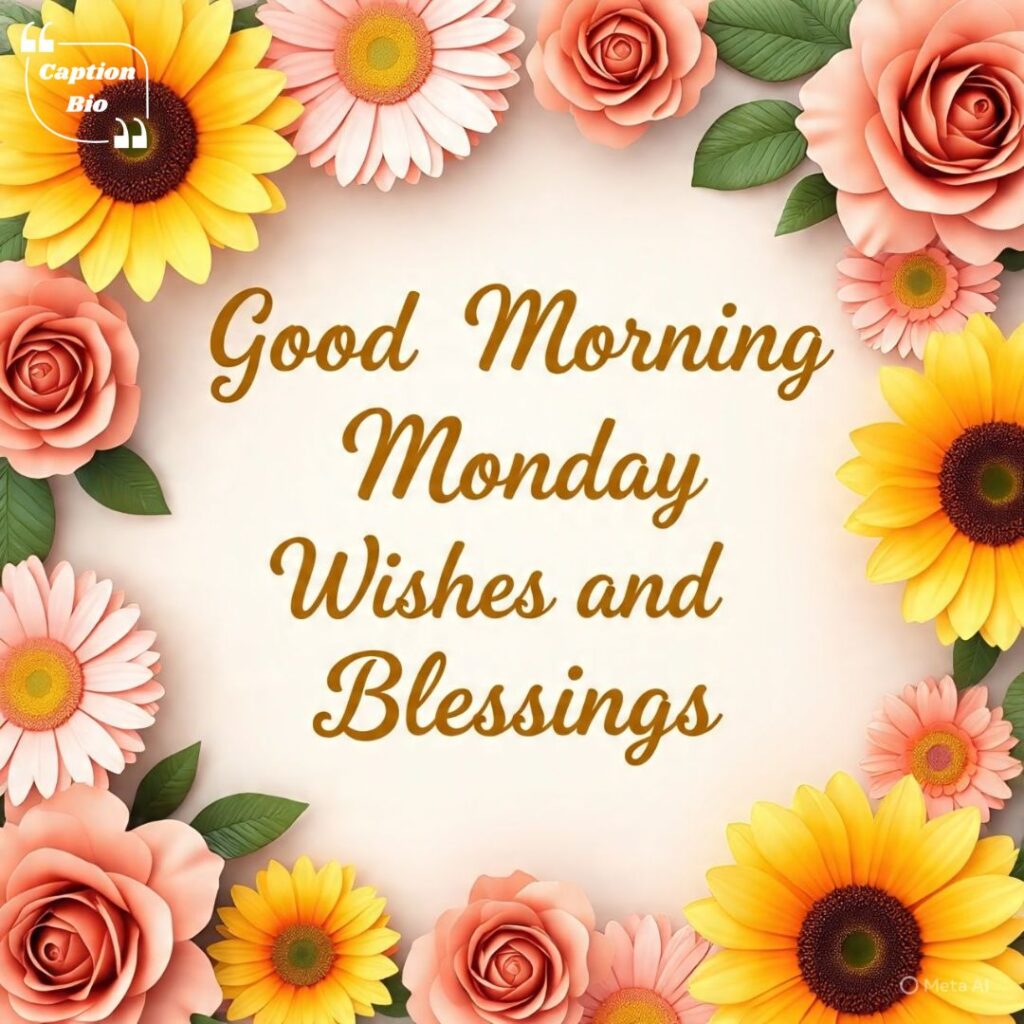 Good Morning Monday Wishes and Blessings