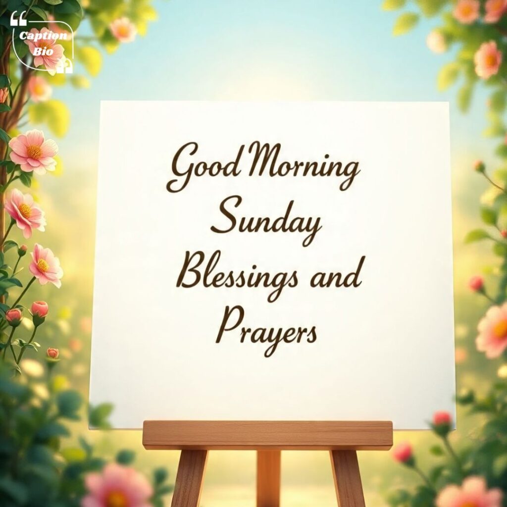 Good Morning Sunday Blessings and Prayers