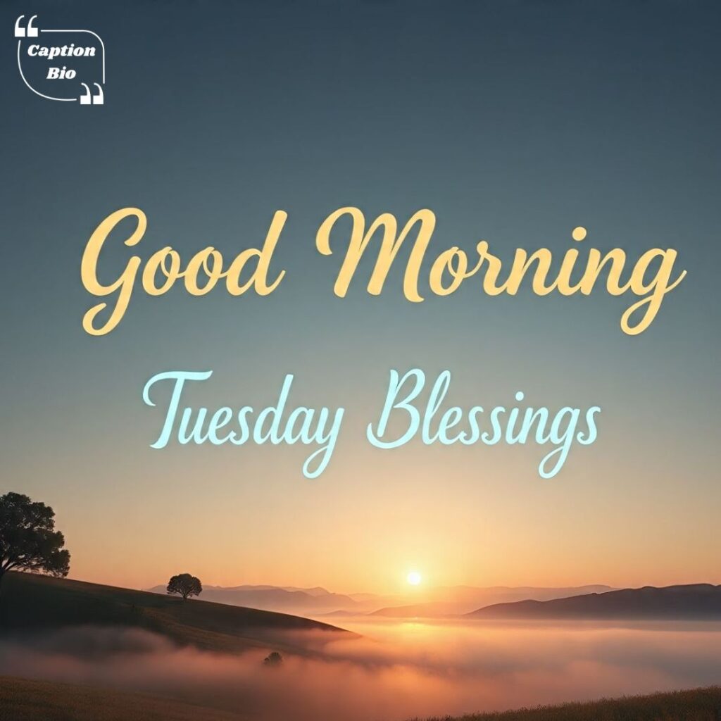 Good Morning Tuesday Blessings Quotes