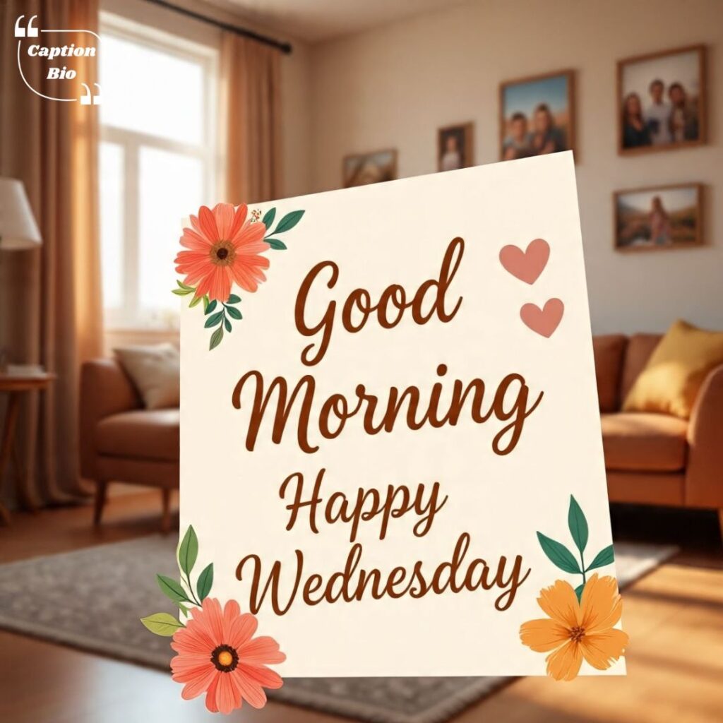 Good Morning and Happy Wednesday Messages for Family Members