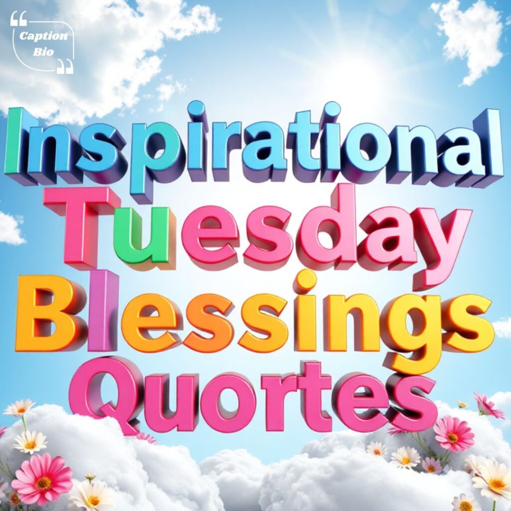 Inspirational Tuesday Blessings Quotes