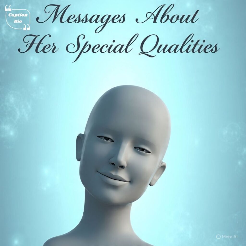 Messages About Her Special Qualities