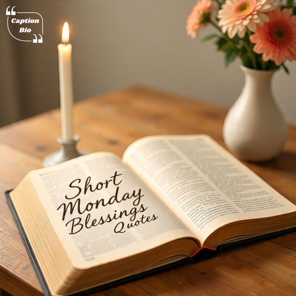 Short Monday Blessings Quotes
