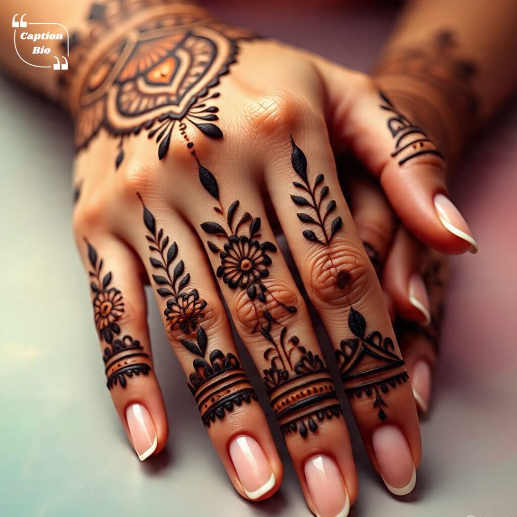 🌟 Unique Mehndi Captions for Instagram 🎨