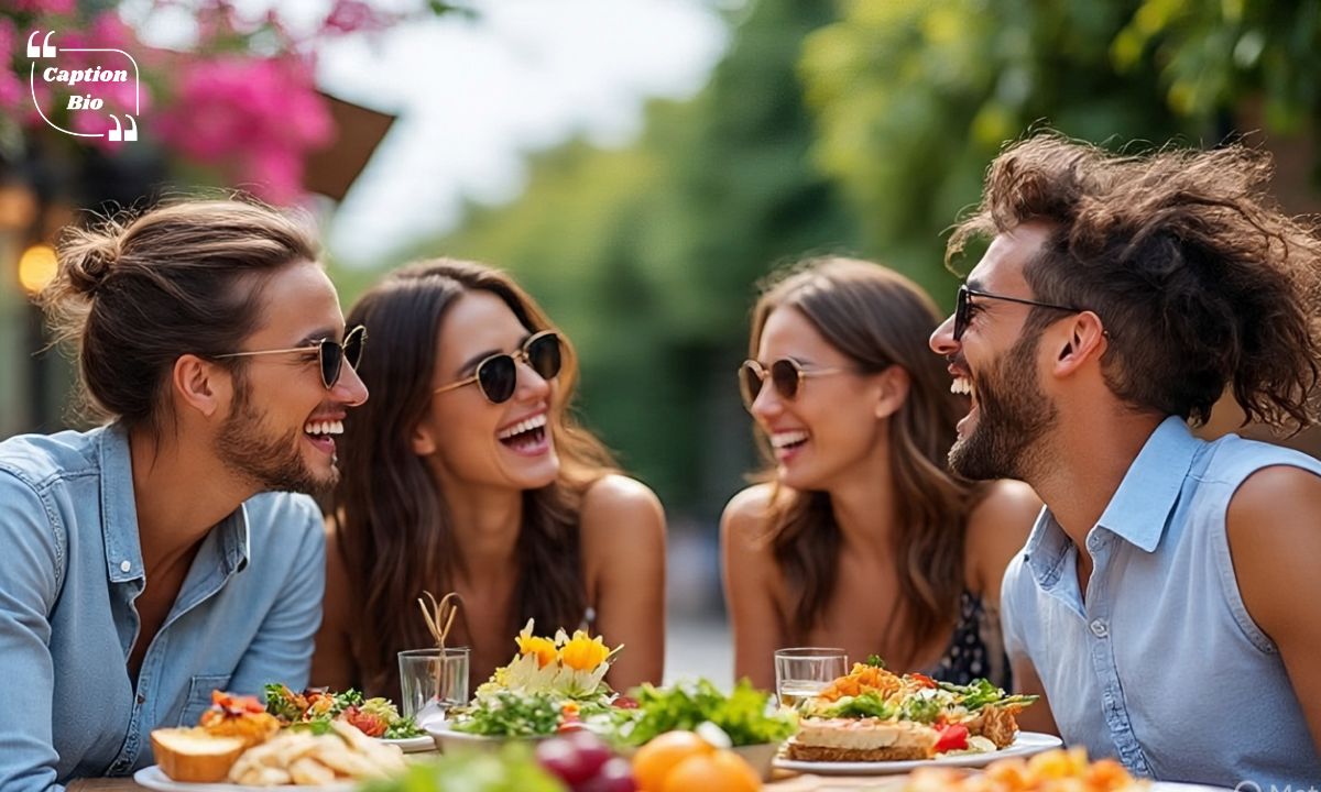 Perfect Lunch Captions with Friends in 2025