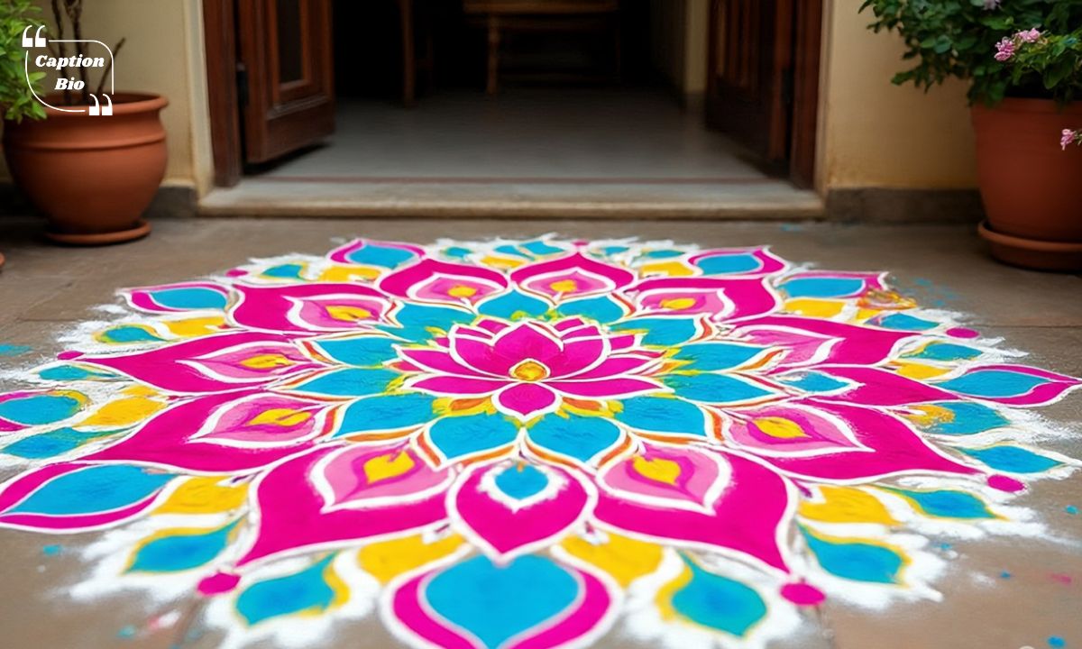 Best Rangoli Captions for Instagram to Shine Bright in 2025