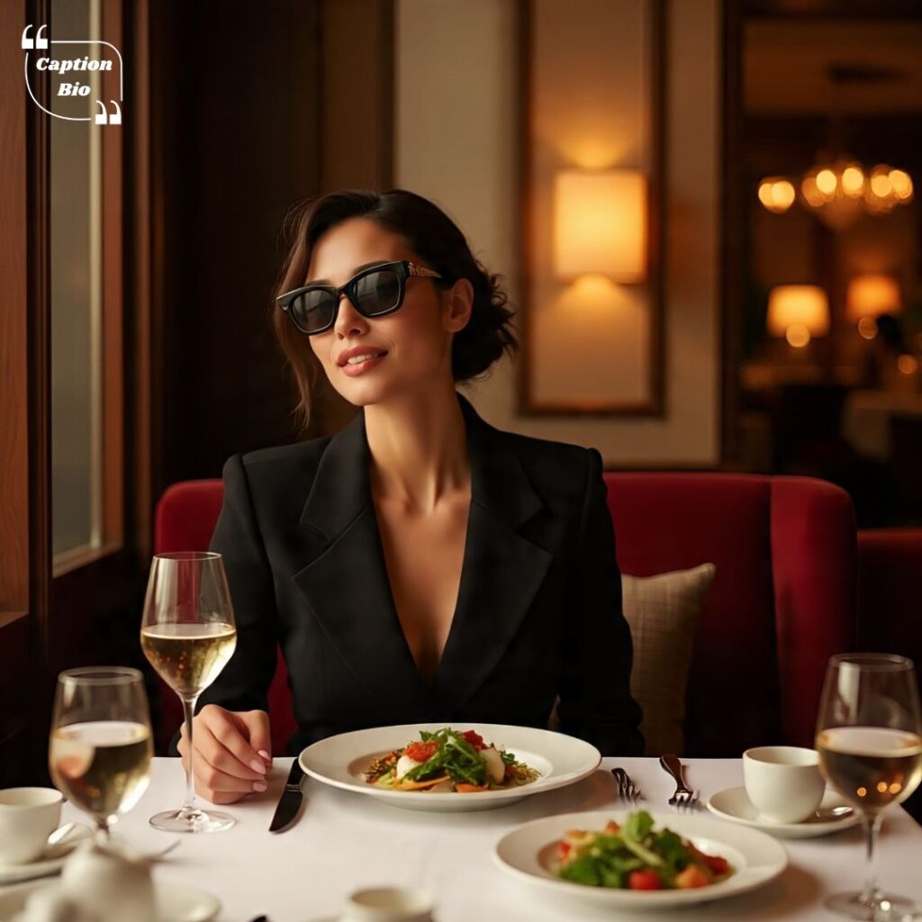 Captions for Lunching in Style