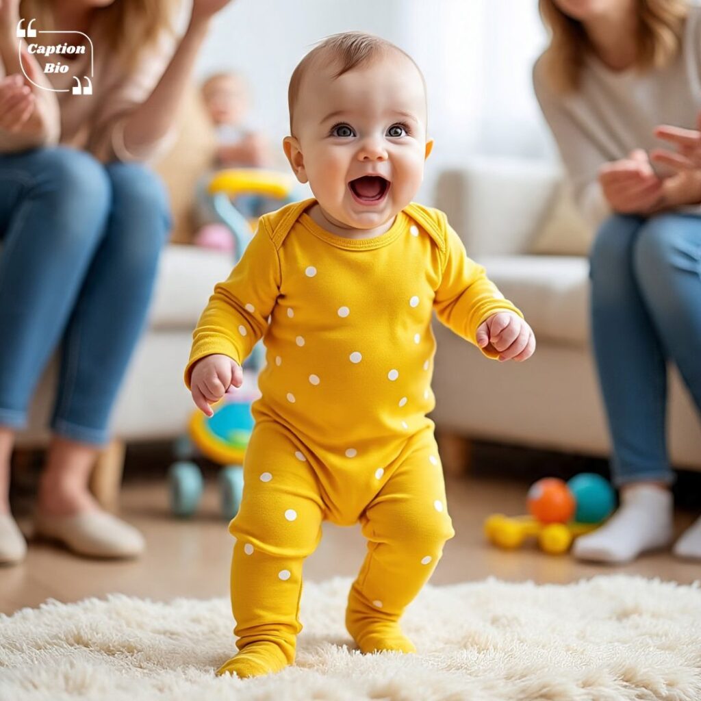 Cute Baby First Walk Captions