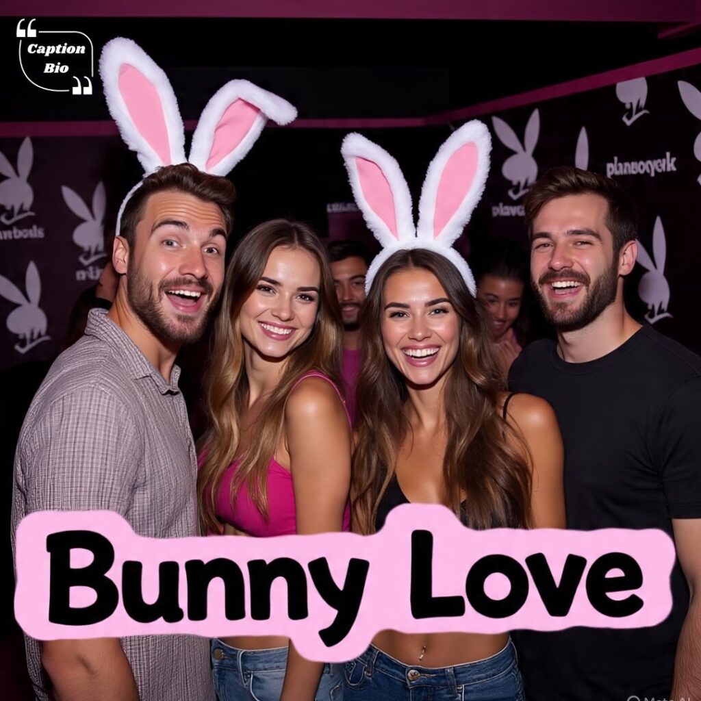 Playboy Bunny Captions Ideas for Instagram for Friend Groups