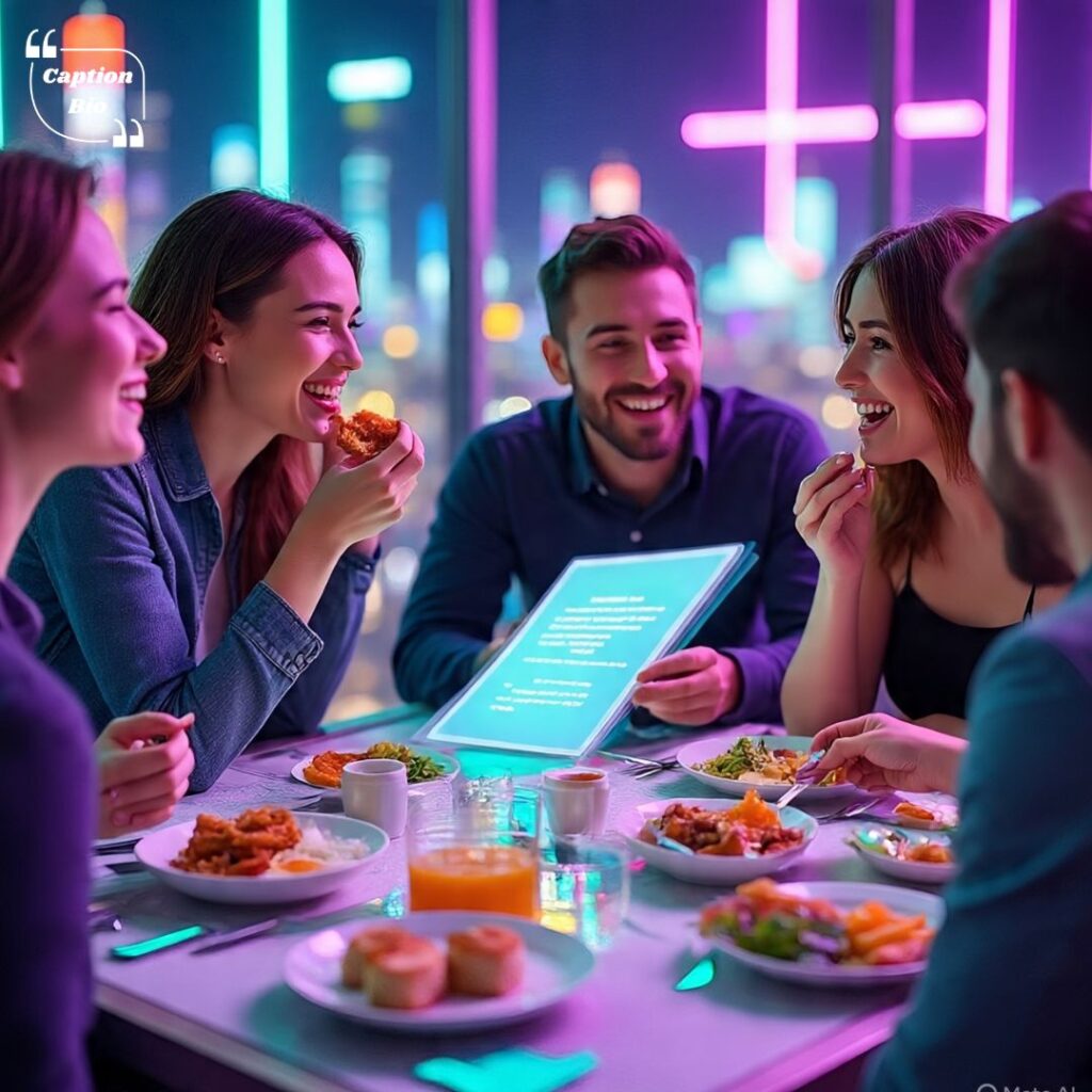 Trendy 2025 Lunch Captions for Friends